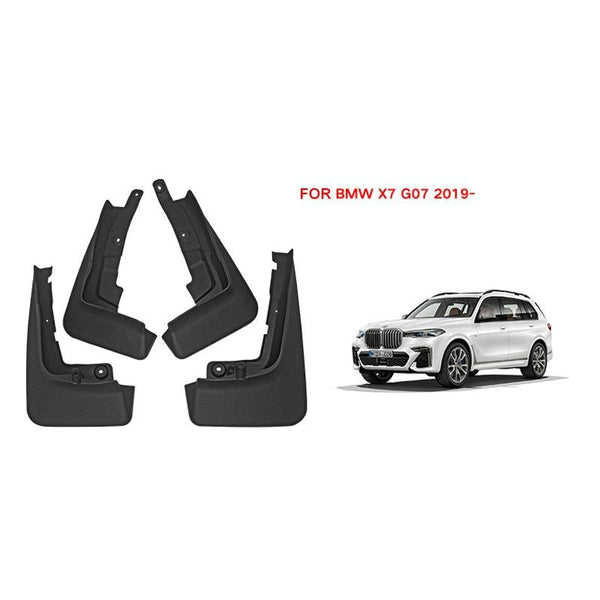 For Bmw X7 2019 2023 4Pcs / Set Car Auto Soft Plastic Splash Flaps Fender Guard Without Pedals Fenders & Mud Guards