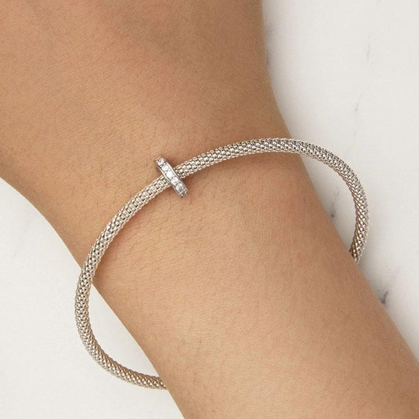 Universal Buckle Spacer Bead Platinum Plated Charms & Pendants