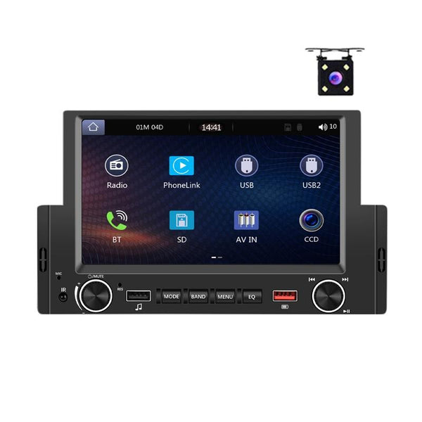 6.2 Inch Single Butt Carplay Monitor Universal Wired Mp5 Player + Ahd Camera Rear View Monitors/Cams & Kits