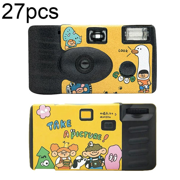 27 Pieces Retro Film Camera Waterproof Cartoon Stickers For Audio And Video Use Other Camera & Photo Accs