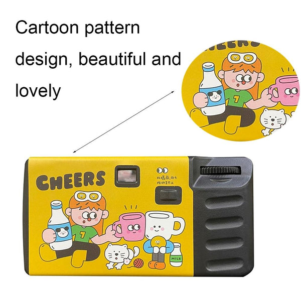 27 Pieces Retro Film Camera Waterproof Cartoon Stickers For Audio And Video Use Other Camera & Photo Accs