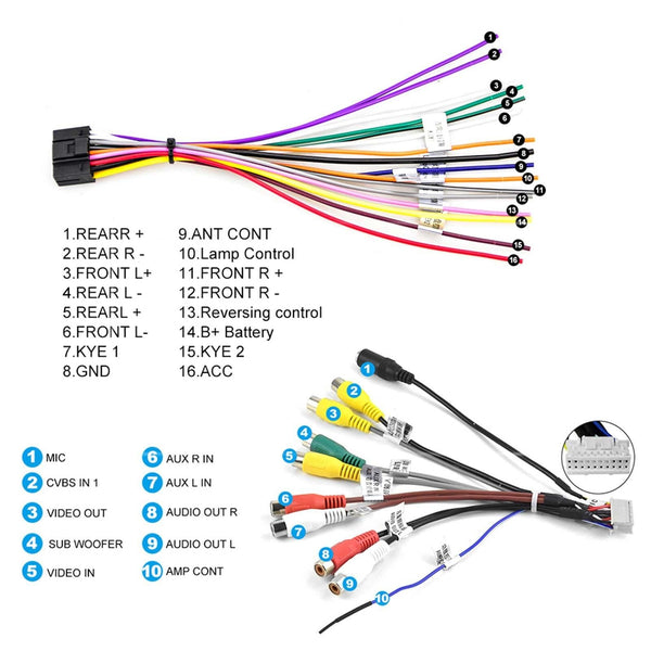 9 Inch Car Android Navigation Screen With Carplay 2 + 64G Ahd Camera Other Car Video