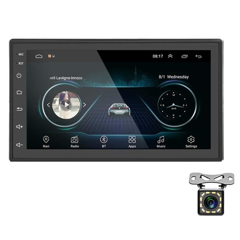 7 Inch Android Navigation Wifi Car Mp5 Player 1 + 32G Locator Technology Bluetooth 2.5D Screen 12Lights Camera Other Car Audio