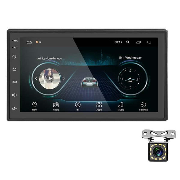 7 Inch Android Navigation Wifi Car Mp5 Player 1 + 32G Locator Technology Bluetooth 2.5D Screen 12Lights Camera Other Car Audio