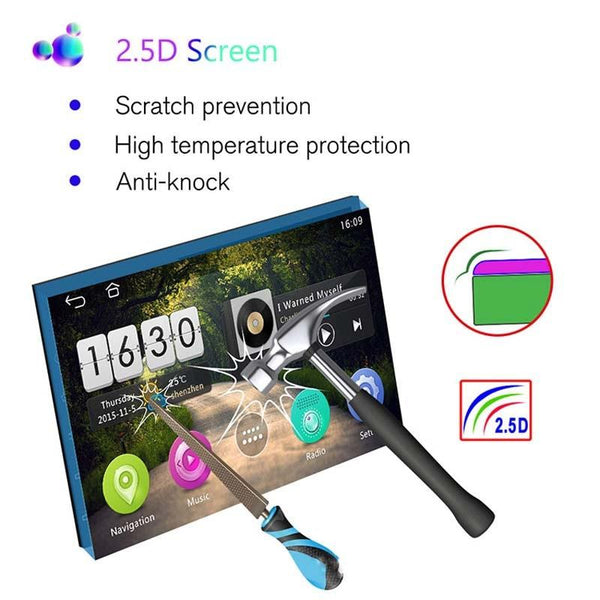 7 Inch Android Navigation Wifi Car Mp5 Player 1 + 32G Locator Technology Bluetooth 2.5D Screen 12Lights Camera Other Car Audio