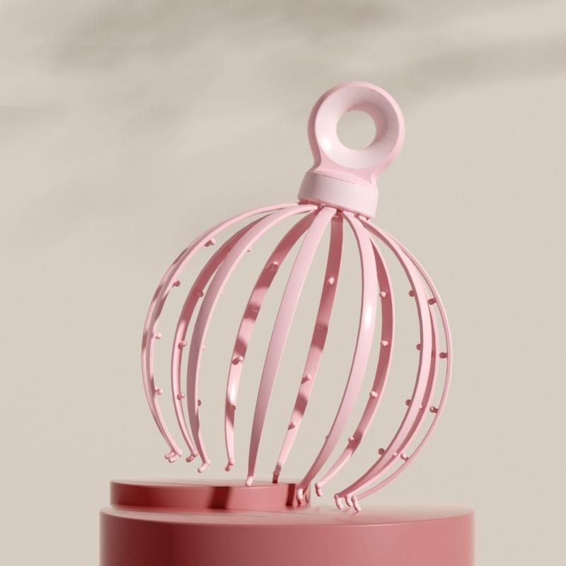 12 Claw Scalp Massager For Relaxation Pink Massagers
