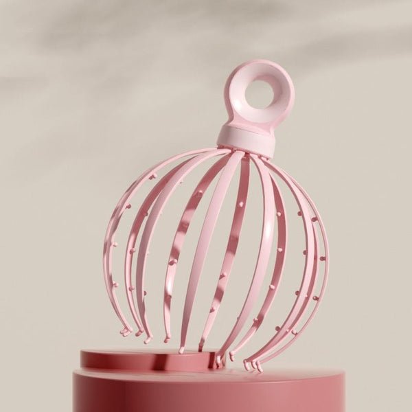 12 Claw Scalp Massager For Relaxation Pink Massagers