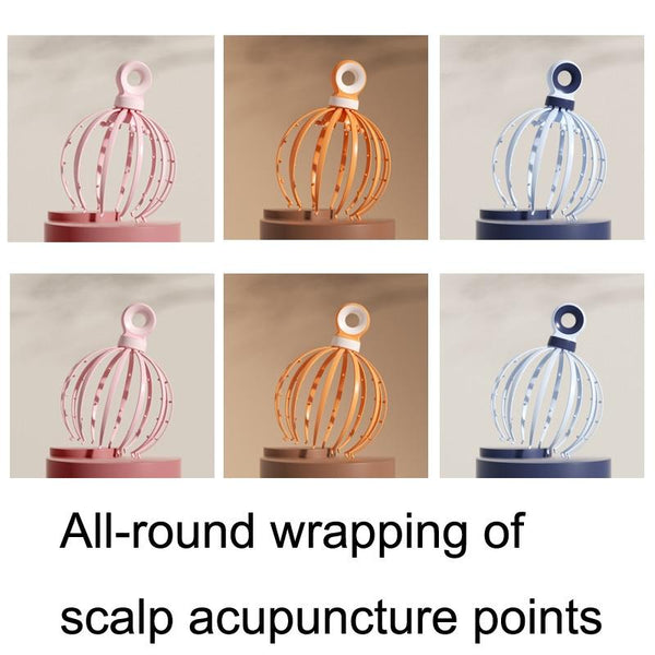 12 Claw Scalp Massager For Relaxation Pink Massagers