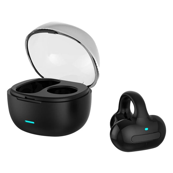 Ear Clip Type Touch Bone Conduction Bluetooth Earphone With Charging Warehouse Earbuds
