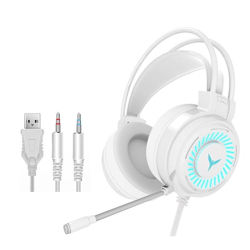 2 Pack G58 Gaming Headset With Mic 2M Cable White Colourful 3.5Mm Headsets