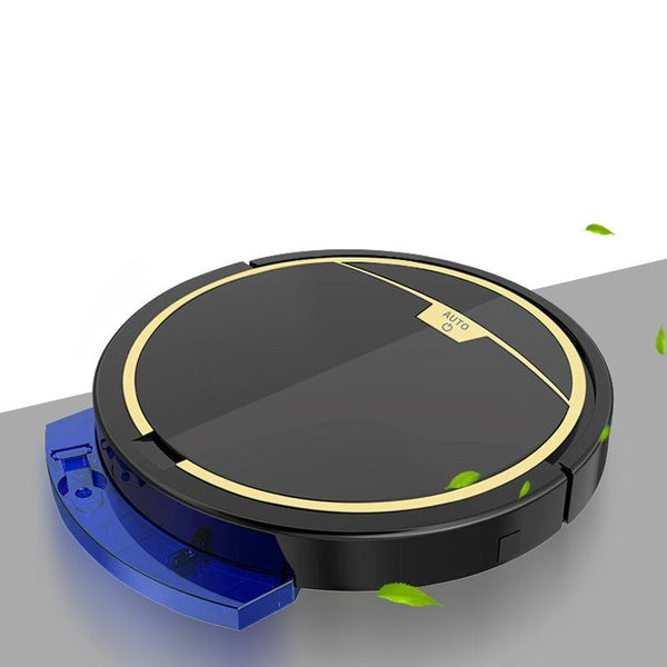 Smart Automatic Sweeping Robot With Mopping Function Anti Fall Black Carpet & Floor Sweepers