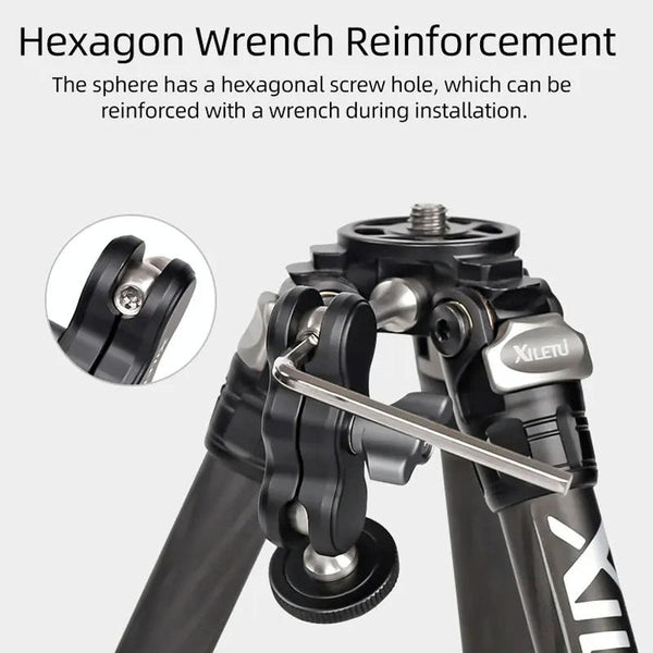 Versatile Dual Ballhead Magic Arm For Camera And Monitor Mounting Other Camera & Photo Accs