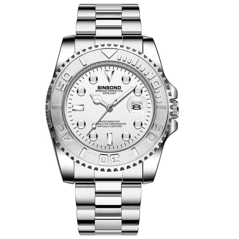 Waterproof Luminous Metal Gear Sports Watch 30M Watches