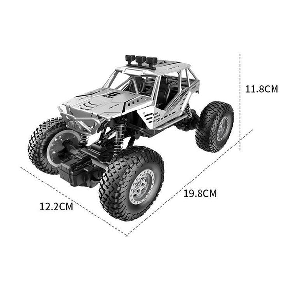Jzrc Alloy Remote Control Off Road Vehicle Toy Medium Size Silver Remote Controlled Toys