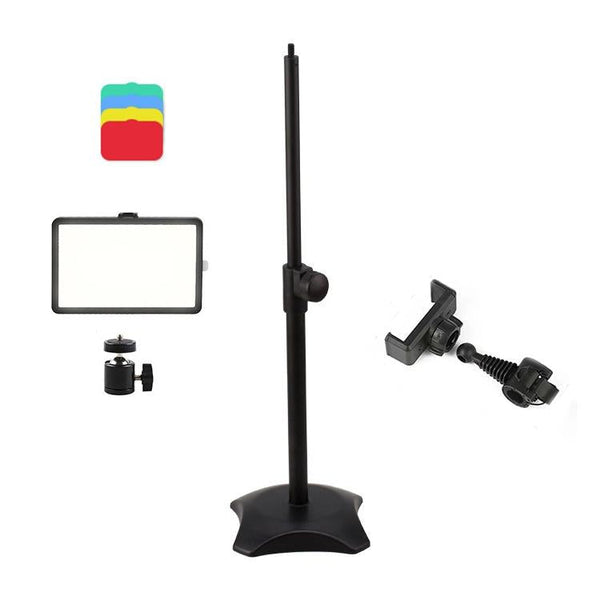 Six Three Colour Temperature Flat Panel Live Fill Light With 42 Centimetre Bracket Other Lighting & Studio