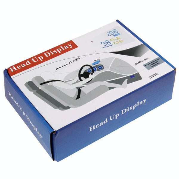 5.5 Inch Car Obdii Hud Fuel Consumption Warning System With Led Other Instruments & Gauges