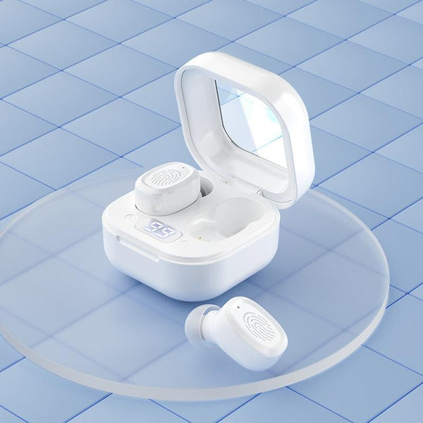 Wireless Bluetooth Earphones With Charging Case Stereo Sound White Earbuds