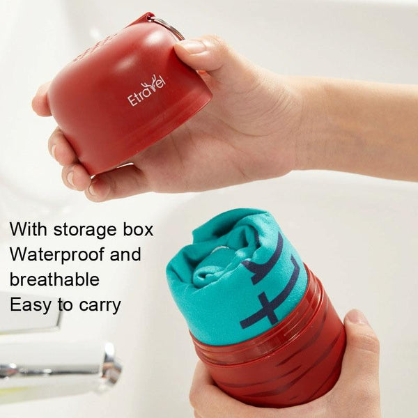 Double Sided Fleece Bath Towel Quick Drying Small Blue Towels & Washcloths