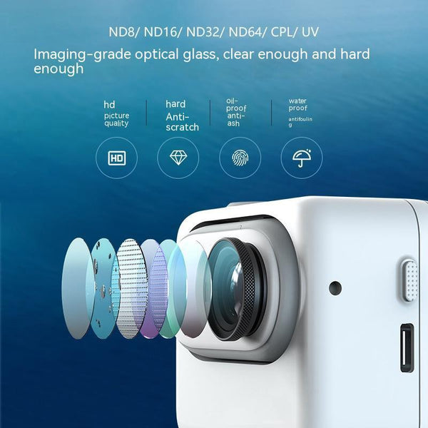 Waterproof Cpl Filter For Insta360 Go / 2 With Amagisn Lens Nd64 Camera Drone Accessories