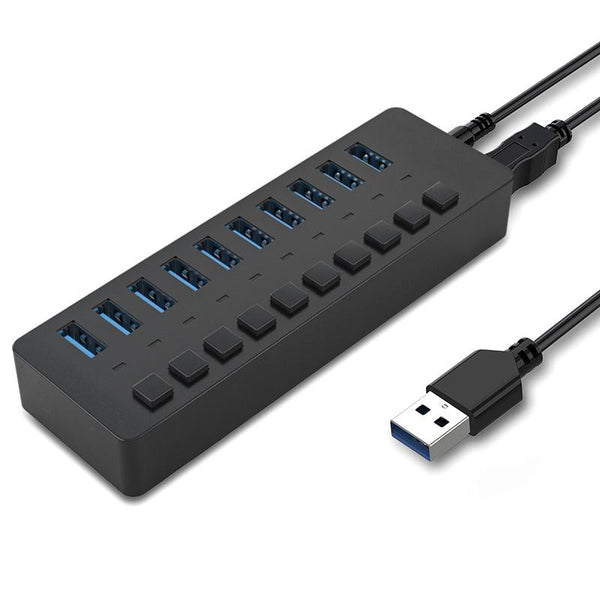 10 Port Usb3.0 Docking Hub For Computers Usb Cables Hubs & Adapters