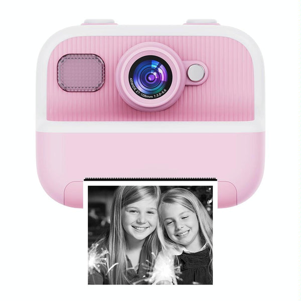 Pink Children's Thermal Camera With Dual 1080P Hd 2400W Pixel 2.4 Inch Display Digital Cameras