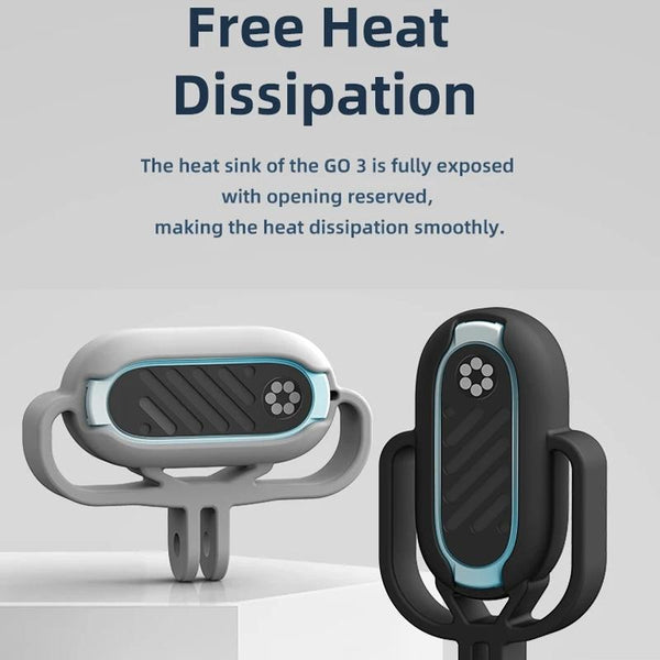 Amagisn Silicone Case For Insta360 Go Camera Protective Accessories Black Camera Cases Bags & Covers