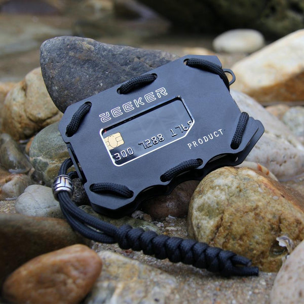 Rfid Metal Card Holder With Bottle Opener Black Business Card Holders