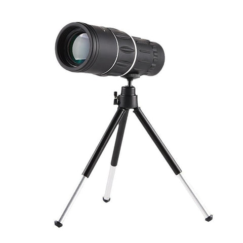 High Definition Monocular Telescope For Outdoor Bird Viewing 16X52 Green Film 16X52 With Clip+Tripod Binoculars & Monoculars