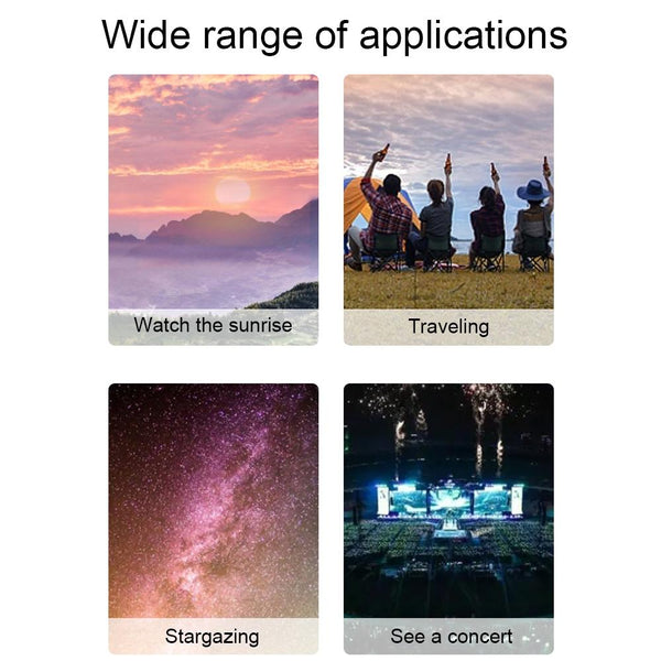 High Definition Monocular Telescope For Outdoor Bird Viewing 16X52 Green Film 16X52 With Clip+Tripod Binoculars & Monoculars