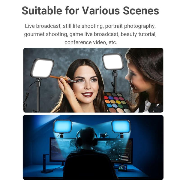 Live Portrait Soft Light Dual Bracket With Four Colour Fill Other Lighting & Studio