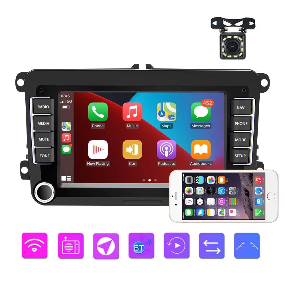 7 Inch Android Car Navigation Player For Volkswagen 2 + 32G Wireless Carplay 12 Lights Camera Other Car Video