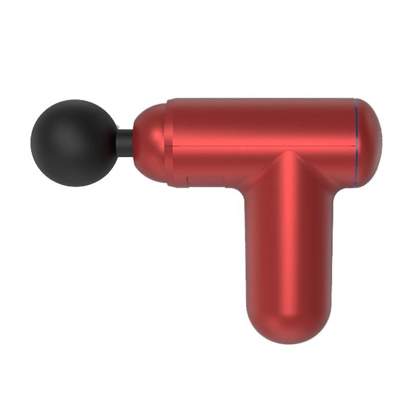 Red Mini Vibrating Fascia Massage Gun Portable For Health And Beauty Use Massagers