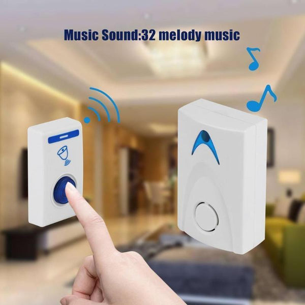 Long Distance Wireless Doorbell With Remote Control Smart Doorbells