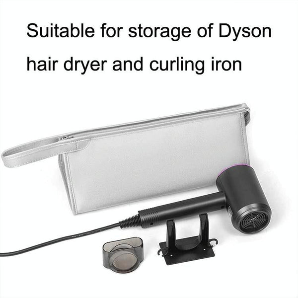 Dyson Hair Dryer Storage Package With Protective Cover Silver Hair Dryers