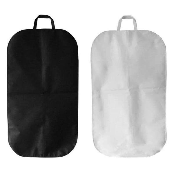 Black Non Woven Coat Suit Dust Bag 60X100cm White 60X120cm Garment Bags