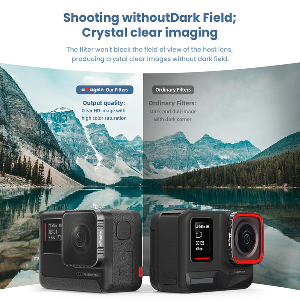 Waterproof Protective Goggles For Sports Camera Magisn Insta360 Ace Nd8+Nd16+Nd32+Nd64 Other Camera & Photo Accs