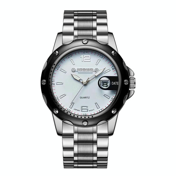 Waterproof Luminous Quartz Watch For Outdoor Full Gold Black Watches