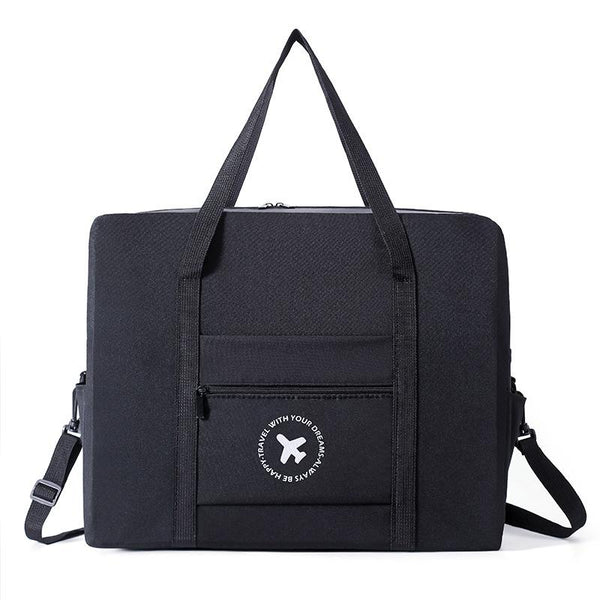 Large Foldable Travel Bag For Camping And Hiking Black Other Luggage