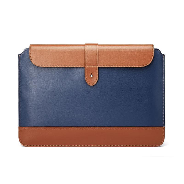 Parallel Deals 11 12 Inch Microfiber Notebook Liner Bag Blue & Brown Laptop Cases & Bags
