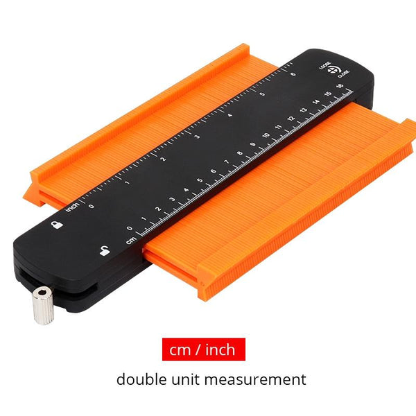 Metal Profile Contour Utensils Set With Lock 6 & 10 Ruler Straight Pencil Screwdriver Measuring Tapes & Rulers