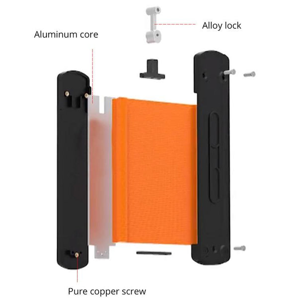 Metal Profile Contour Utensils Set With Lock 6 & 10 Ruler Straight Pencil Screwdriver Measuring Tapes & Rulers