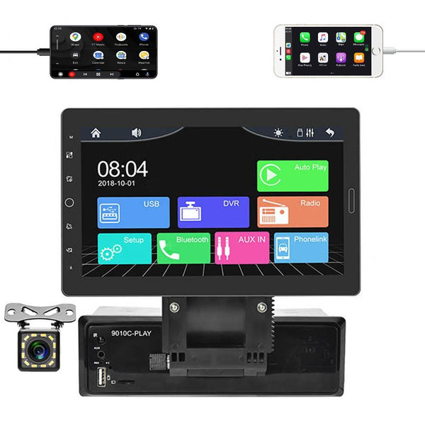 10.1 Inch Full Screen Car Mp5 Player With Wired Carplay + 12 Light Camera Other Car Video