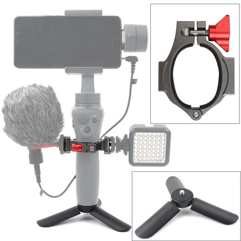 Compact Tripod Mount For Dji Mobile 2 With Flashlight Extension Bracket Tripods & Monopods