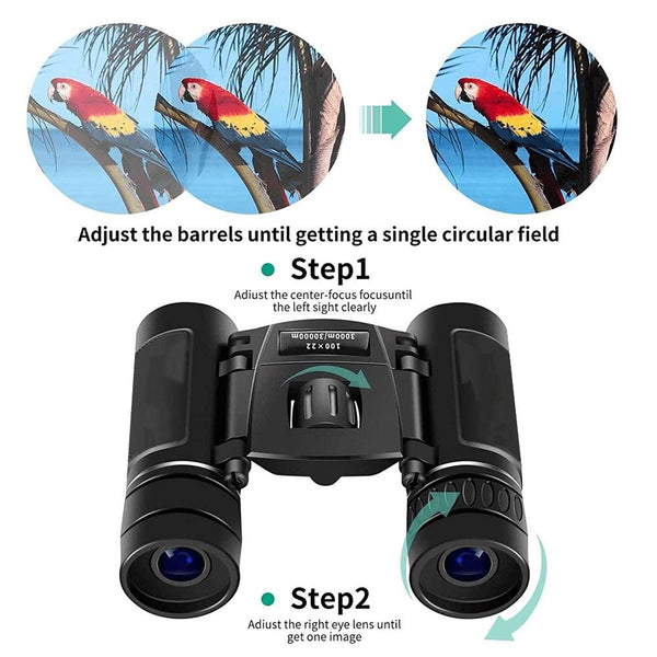 Foldable For Outdoor Adventures 500 X 25 Binoculars
