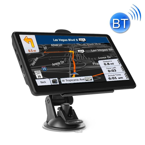 7 Inch Car Locator Technology Navigator 8G + 256M Capacitive Screen Bluetooth Reverse Image North America Map Car Audio In Dash Units