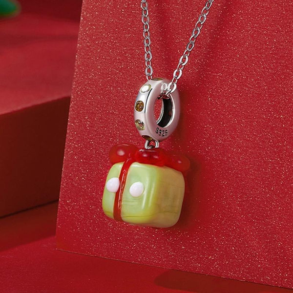 925 Sterling Silver Christmas Bead For Diy Accessories Charms & Pendants