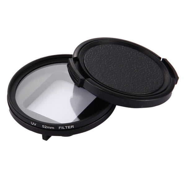 3 In 1 52Mm Round Uv Lens Filter For Gopro Hero7 / 6 With Cap Camera Drone Accessories