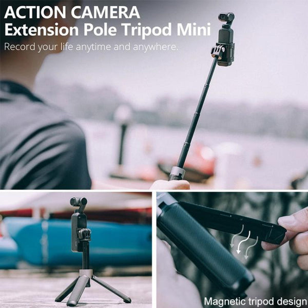 Dji Pocket Vlog Kit With Extension Pole Storage Bag For Audio And Video Recording Camera Accessory Bundles