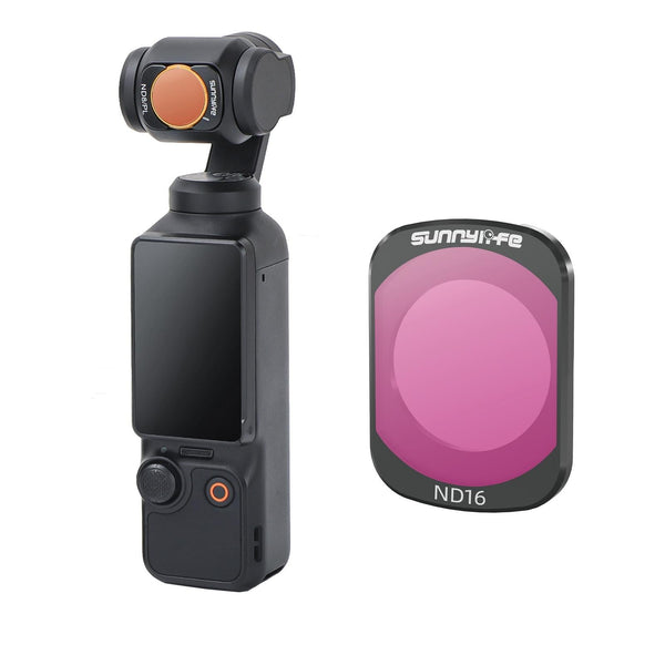 Sunnylife 3 In 1 Nd16 Camera Lens Filter For Dji Osmo Pocket No Gimbal Reset Camera Drone Accessories