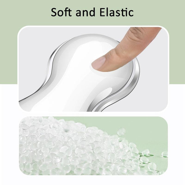 Large Green Silicone Keyboard Wrist Rest & Mouse Pad Transparent Mouse Pads & Wrist Rests